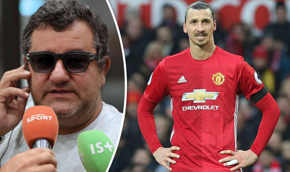 Mino Raiola không chắc Ibra sẽ tiếp  tục ở lại MU
