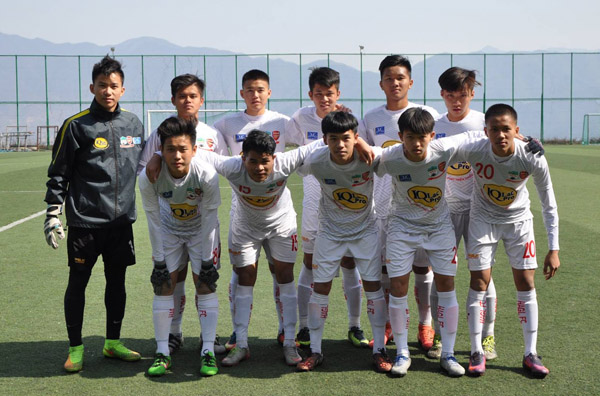 U17 HAGL Arsenal JMG vừa có chuyến du đấu thành công tại Hàn Quốc. Ảnh - Trí Nguyễn