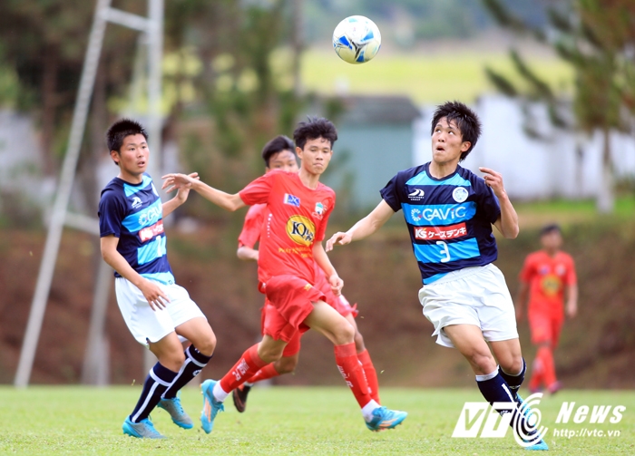 U17 HAGL Arsenal tiếp tục thua đậm U18 Mito Hollyhock. Ảnh VTC