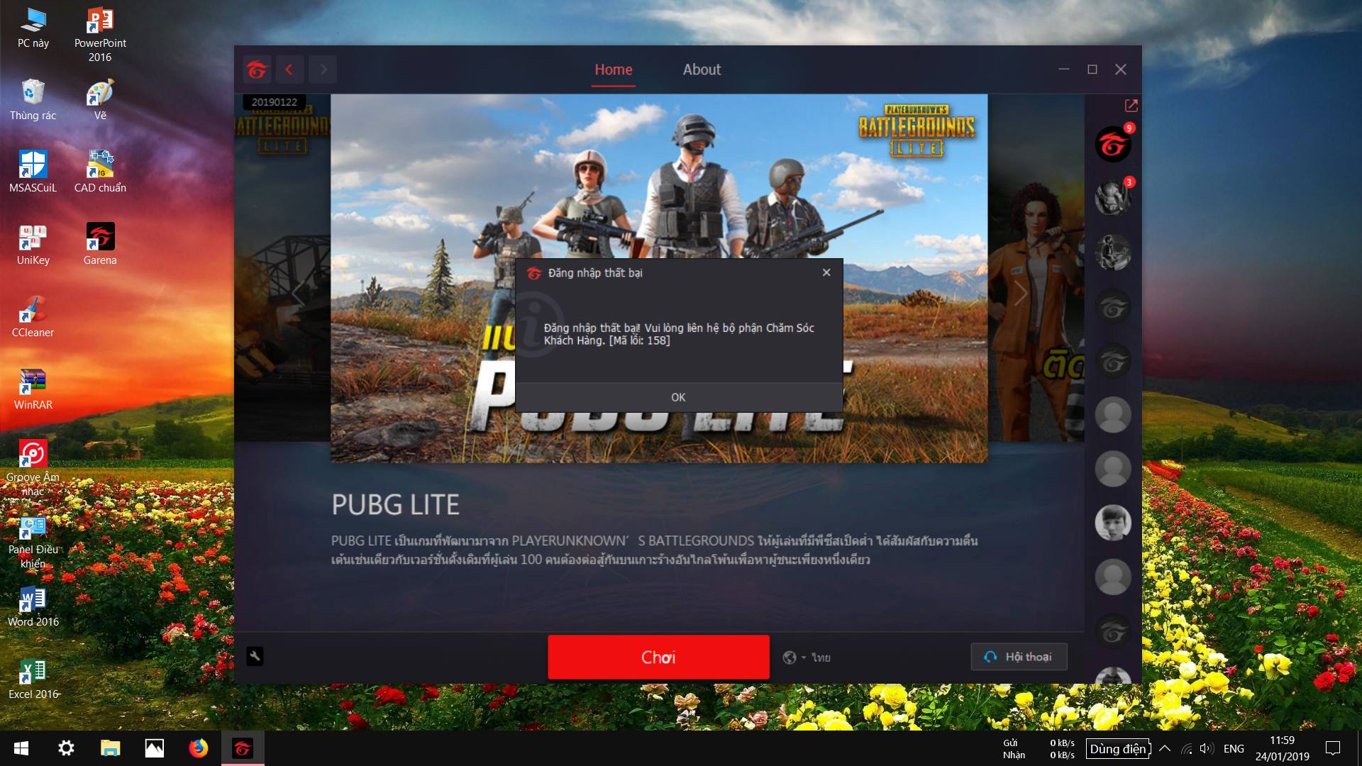 Hiện tại PUBG Lite vẫn chưa thể chạy trên các máy chủ khác của Garena