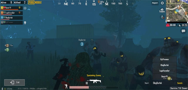 PUBG Mobile, PUBG Mobile Zombie, Resident Evil 2, Chế độ Zombie PUBG Mobile