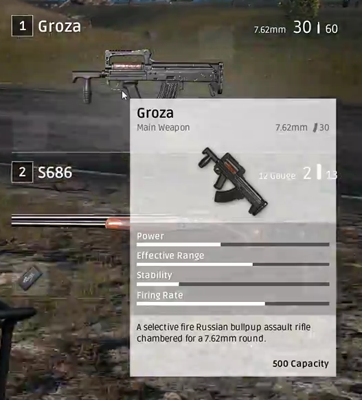 PUBG, Hướng dẫn chơi PUBG, Tìm hiểu PUBG, Groza