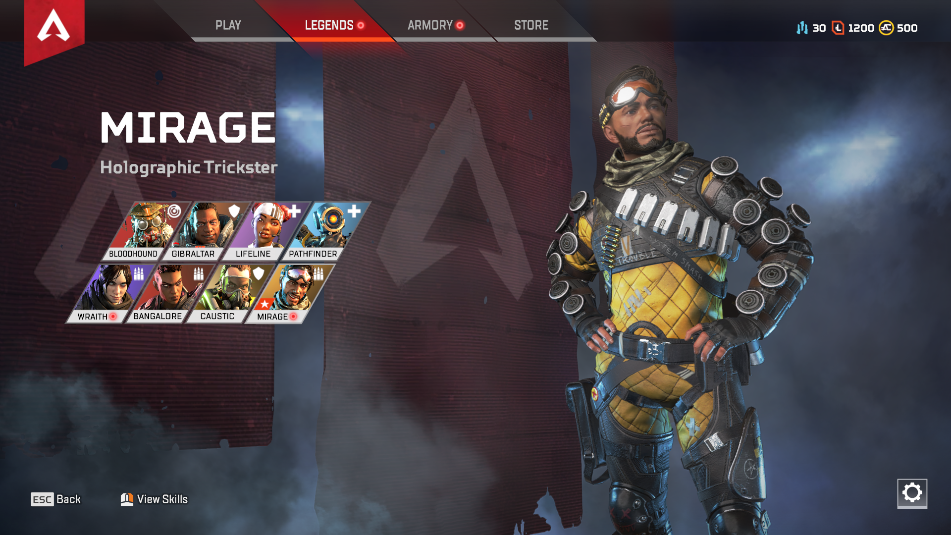 Apex Legends, Battle Royale, Hướng dẫn chơi Apex Legends, Mirage