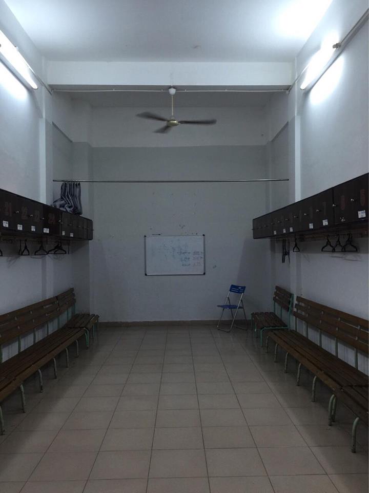 Phòng thay đồ cũ của CLB TP.HCM