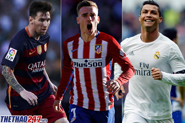 3 ứng viên cho danh hiệu Cầu thủ xuất sắc nhất FIFA 2016