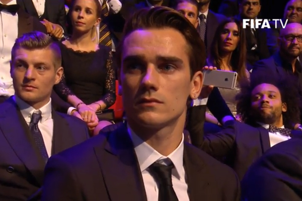 Griezmann cũng có một năm thi đấu xuất sắc, thế nhưng anh chưa thể vượt qua người đồng nghiệp Ronaldo