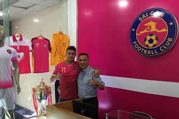 CLB Sài Gòn ra mắt ngoại binh Patrick Cruz