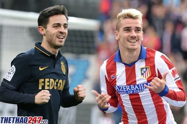 MU tính chi đậm cho Bernardo Silva (trái) và Griezmann