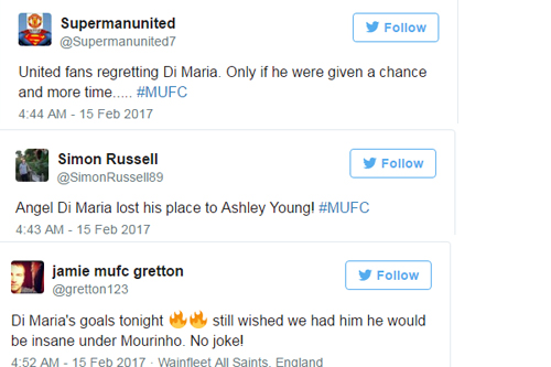 Fan MU tiếc nuối khi chứng kiến Di Maria lập cú đúp vào lưới Barca