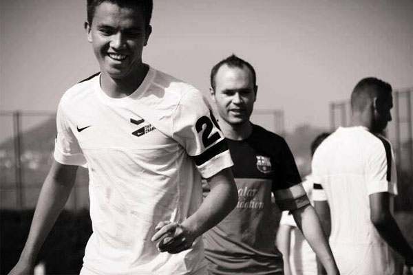 Daniel Prochazka có vinh dự tập cùng đội 1 Barca