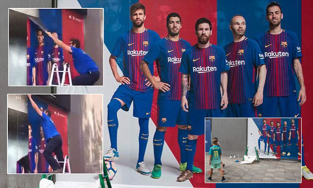 Barca đã gỡ toàn bộ hình ảnh có Neymar tại Nou Camp