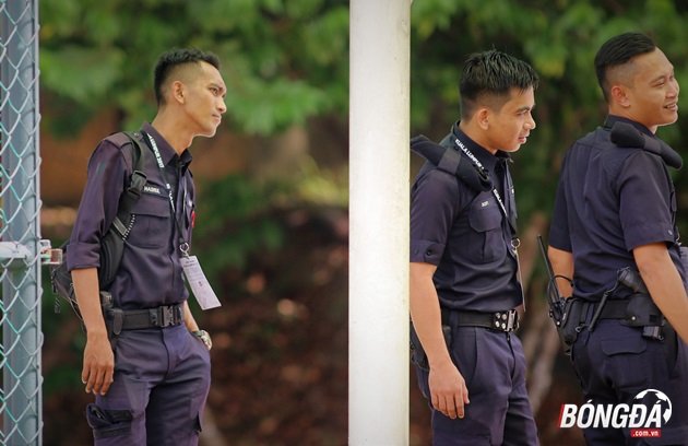 An ninh thắt chặt buổi tập của U22 Việt Nam