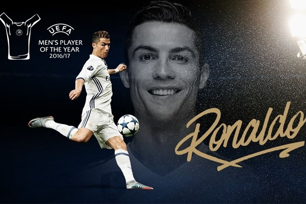 Ronaldo thắng áp đảo Messi và Buffon