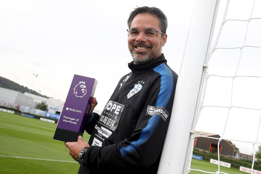 David Wagner nhận giải HLV của tháng