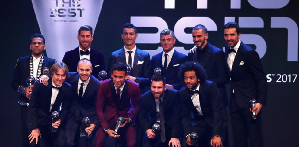 Real Madrid áp đảo trong Đội hình FIFPro