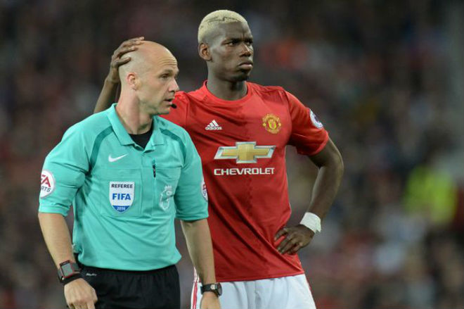 Ông Anthony Taylor là trọng tài may mắn với Man Utd