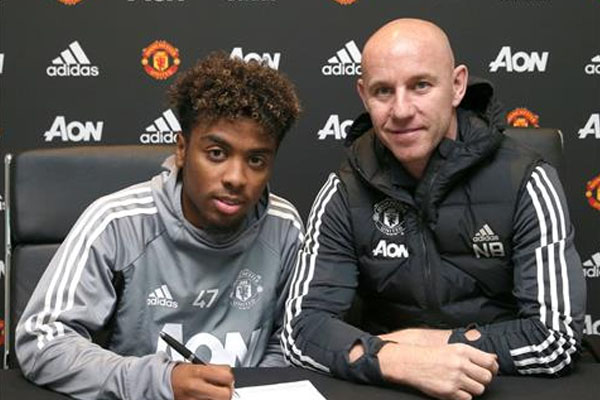 Angel Gomes chính thức ký hợp đồng với Man Utd