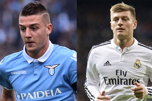Các fan muốn MU sở hữu Savic (trái) và Toni Kroos