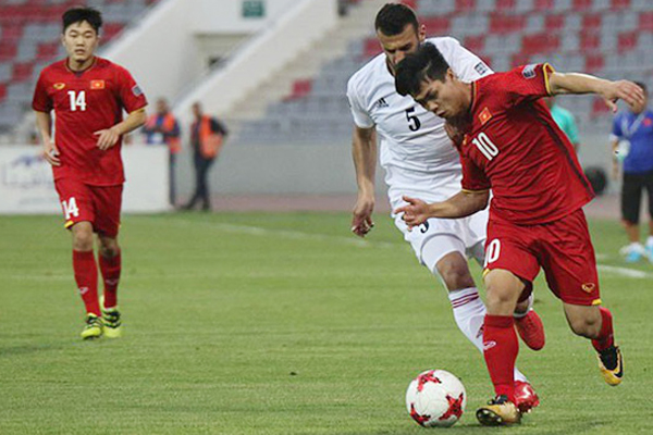 bóng đá Việt Nam, V-League, tin tức V-League, Jordan 1-1 Việt Nam, Asian Cup 2019
