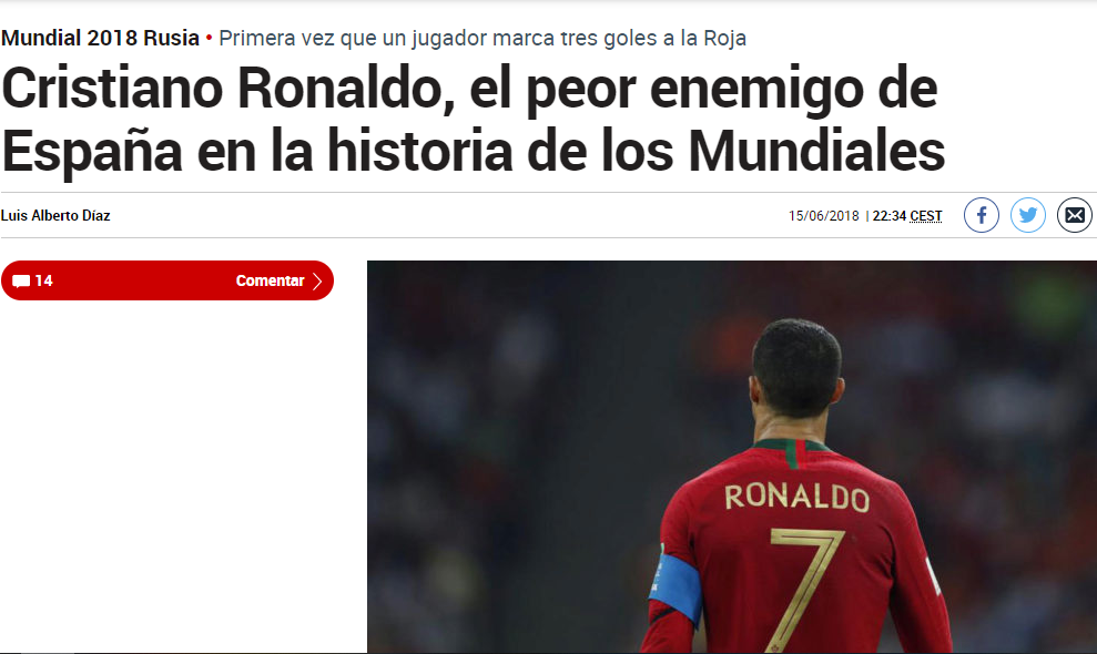 Bồ Đào Nha 3-3 Tây Ban Nha, Ronaldo lập hattrick, World Cup, tin tức World Cup