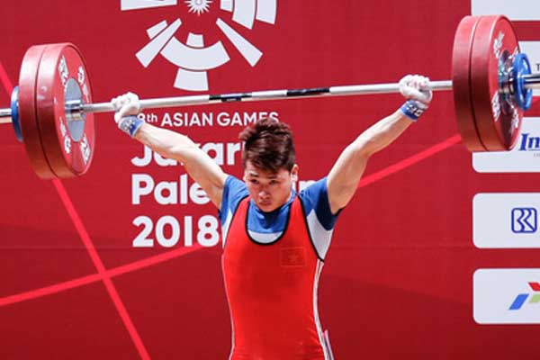 ASIAD, tin tức ASIAD, cử tạ ASIAD, bang tong sap huy chuong, Trịnh Văn Vinh, bang tong sap asiad