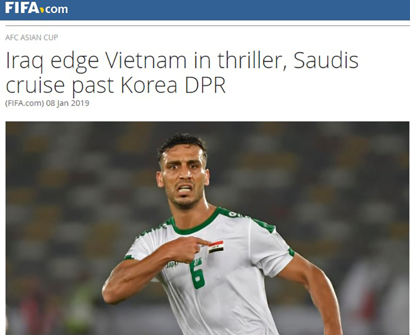 Asian Cup 2019, tin tức Asian Cup 2019, danh sách đội tuyển việt nam, ĐT Việt Nam, Việt Nam 2-3 Iraq