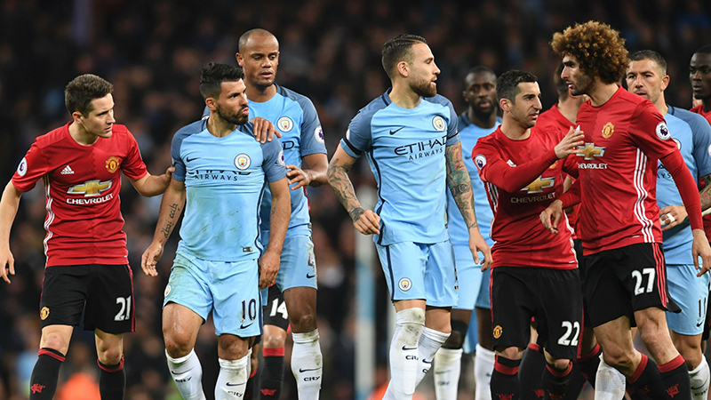 bóng đá Anh, Ngoại hạng Anh, derby Manchester, Quỷ đỏ, Old Trafford, The Citizens