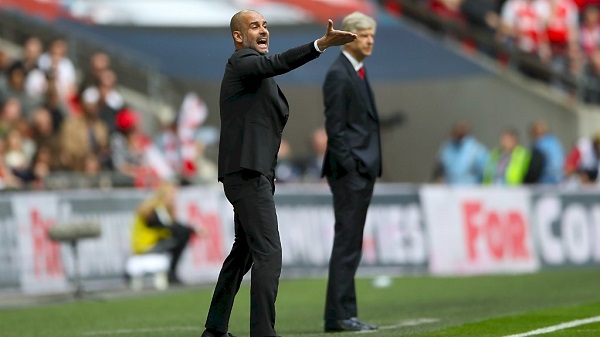 pep, wenger, man city, arsenal, NHA, Top4