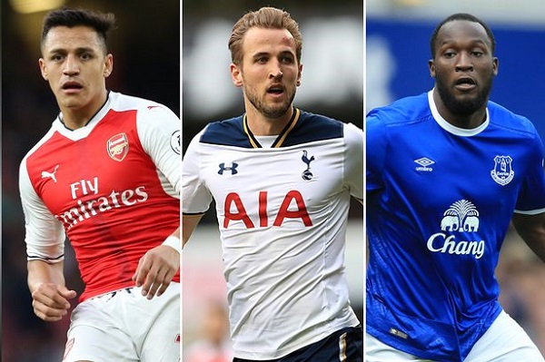 Harry Kane, Sanchez, Lukaku, Arsenal, Tottenham, Arsenal, Vua phá lưới NHA
