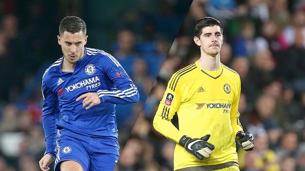 Hazard, Courtois, Chelsea, Real Madrid, chuyển nhượng Real