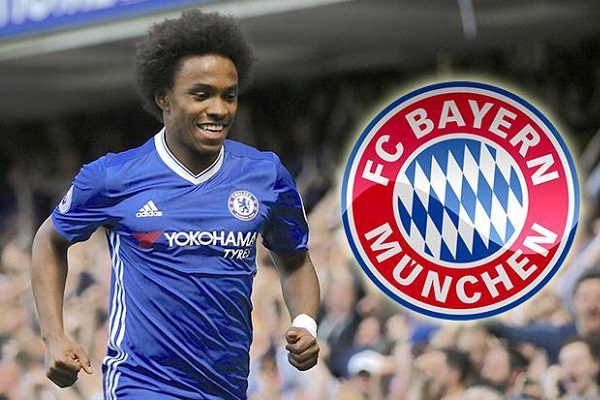 Willian, Chelsea, MU, Bayern Munich, Mourinho, Ancelotti 