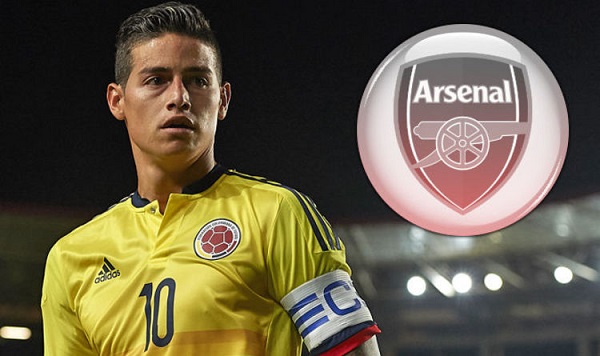 James Rodriguez, Real Madrid, Arsenal, Manchester United, Inter Milan, Wenger