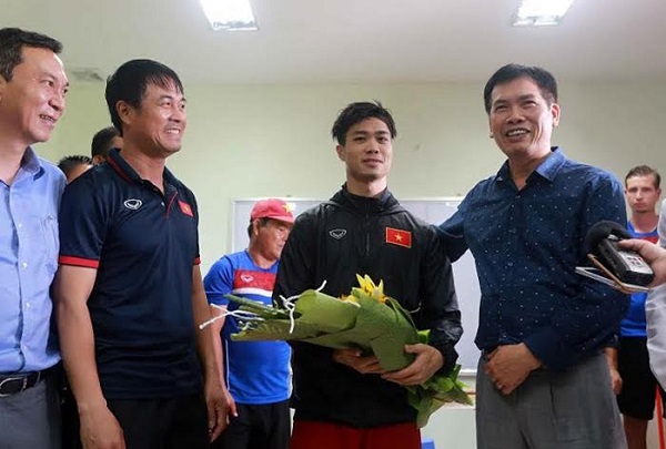 Nguyễn Công Phượng, HLV Hữu Thắng, Trần Đức Phấn, U22 Việt Nam, đội trưởng U22 Việt Nam