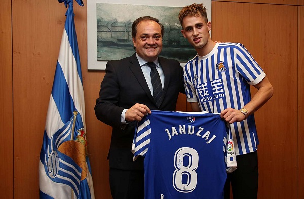 Adnan Januzaj, MU, Chuyển nhượng MU, Real Sociedad