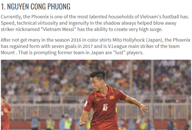 Four Four Two, Công Phượng, Văn Hậu, Văn Thanh, Văn Quyết, Văn Toàn, bóng đá Việt Nam