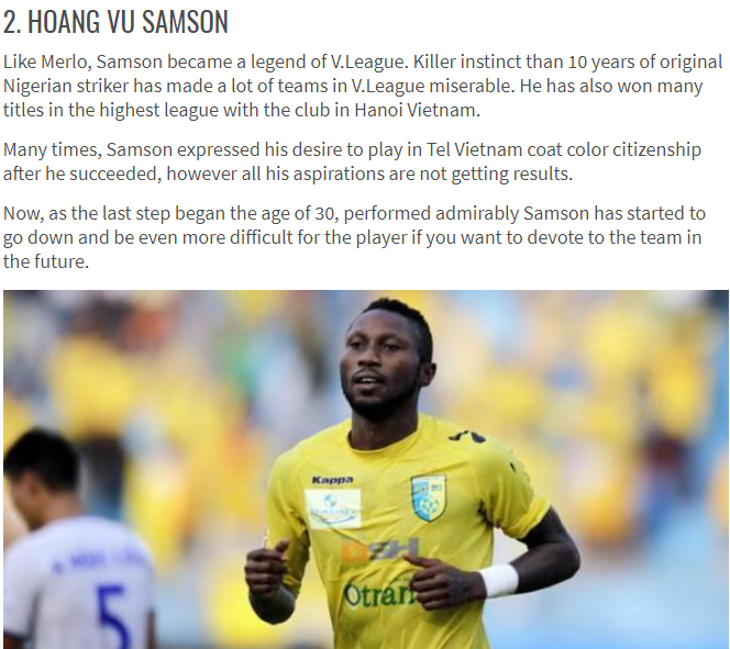 Đỗ Merlo, Hoàng Vũ Samson, cầu thủ nhập tịch, ĐT Việt Nam, V.League, Four Four Two