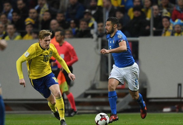 Lịch thi đấu bóng đá hôm nay, Lịch thi đấu ngày 13/11, Lịch thi đấu  Italy vs Thụy Điển