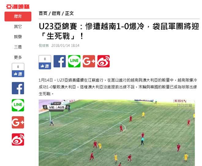 Trung Quốc, U23 Qatar, U23 Việt Nam, tin hot U23 châu Á
