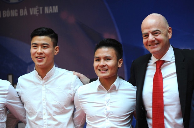 Chủ tịch FIFA, Gianni Infantino, U23 Việt Nam, VFF, bóng đá Việt Nam, World Cup 2022