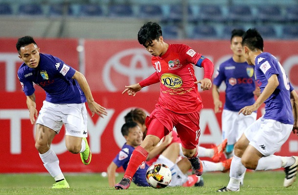 Hà Nội vs HAGL, V.Legaue, Công Phượng, HAGL, Nguyễn Tấn Anh