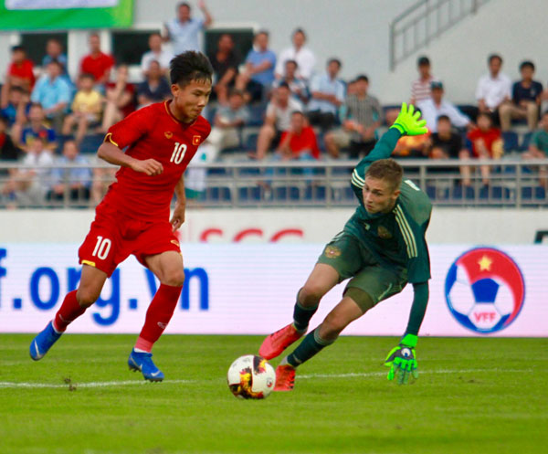 U15 Việt Nam gây bất ngờ khi đánh bại U15 Nga