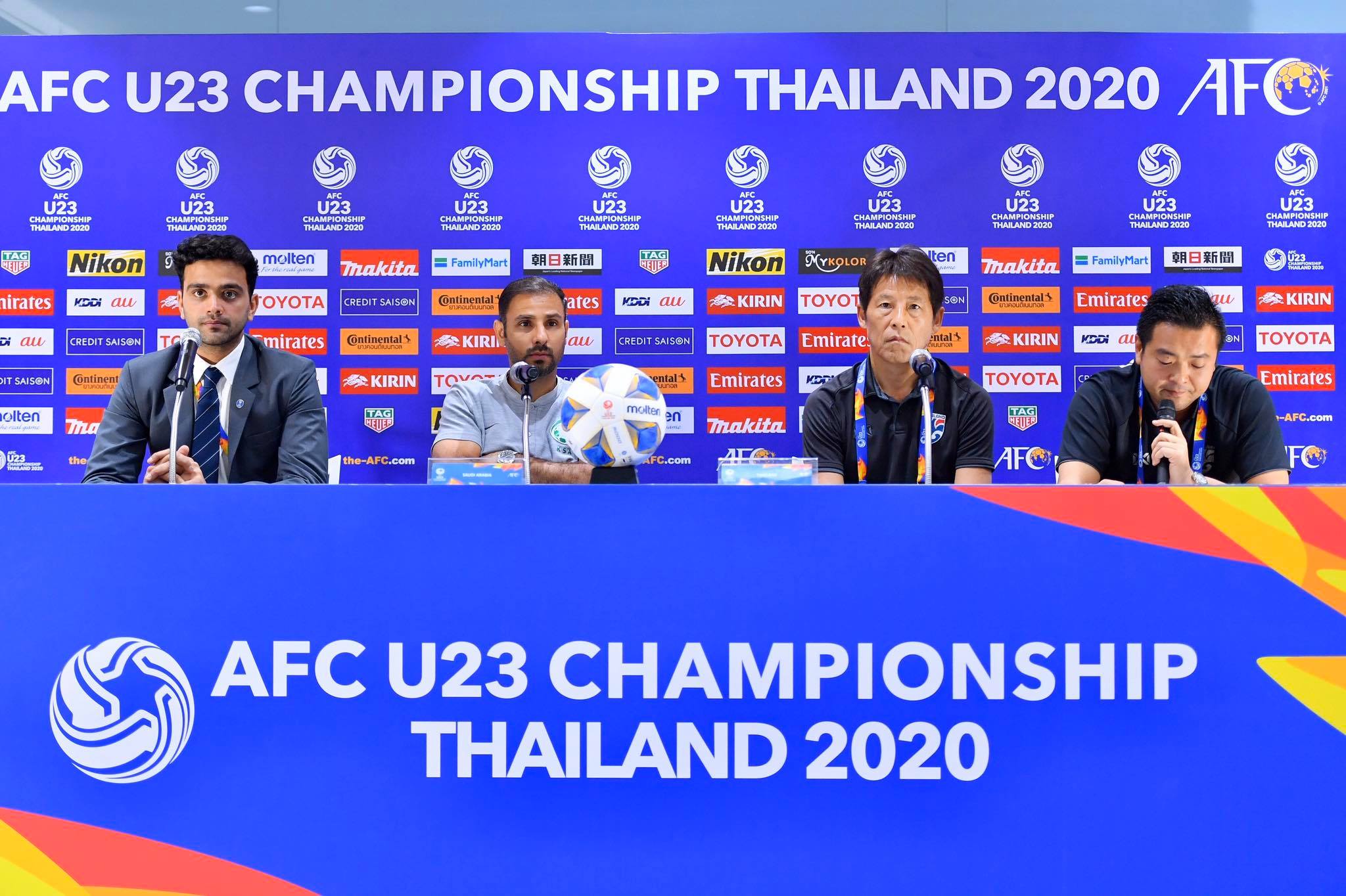 u23 thai lan vs u23 saudi arabia tại vck u23 chau a