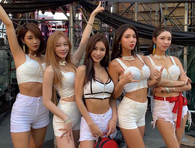 Park Si Hyun, những cô gái ring girl xinh đẹp, đệ nhất ring girl, hot girl thể thao hàn quốc