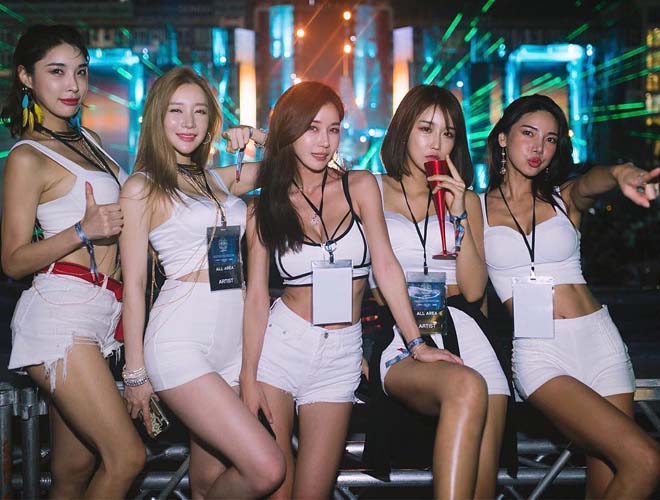 Park Si Hyun, những cô gái ring girl xinh đẹp, đệ nhất ring girl, hot girl thể thao hàn quốc