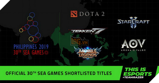sea games 30, sea games 2019, thể thao điện tử sea games 30, esports sea games 2019