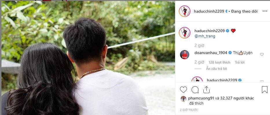 bạn gái hà đức chinh, hot girl bạn gái cầu thủ, mai hà trang là ai, bạn gái cầu thủ u23 việt nam
