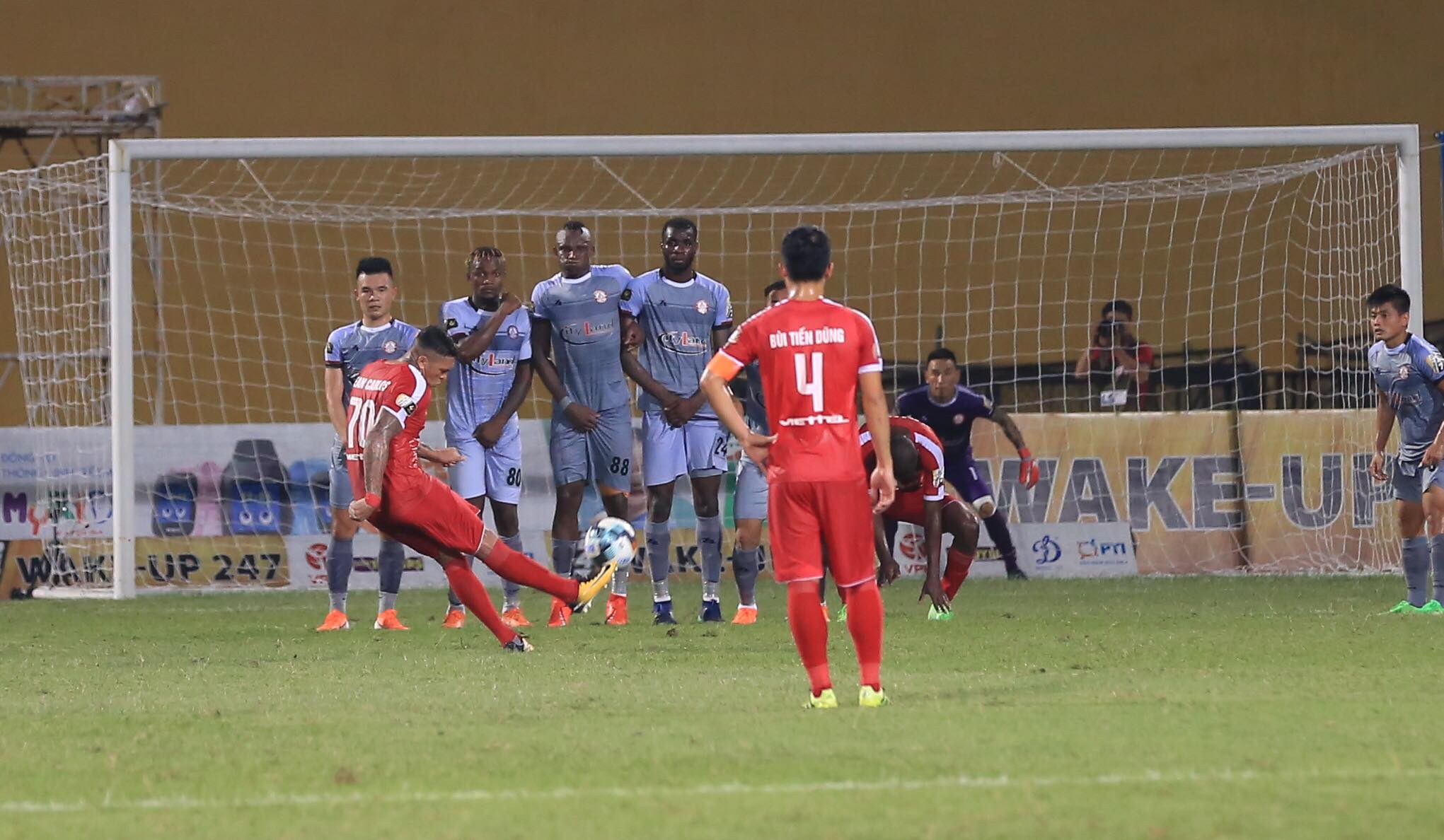 kết quả viettel vs tphcm, viettel vs tphcm, trọng hoàng viettel, vòng 14 v-league 2019