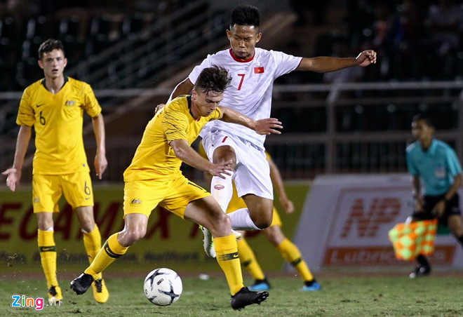 u18 việt nam, công phượng, u18 việt nam vs u18 australia, hlv hoàng anh tuấn, kết quả u18 việt nam