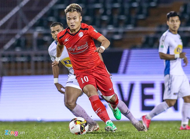 trần phi sơn, clb tphcm, v-league 2019, hà nội fc vs tphcm, sLNA, tphcm vs slna, phi sơn trở lại