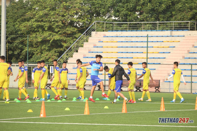 U22 Việt Nam 2019, Sea games 2019, sea games 30, đtqg việt nam, buổi tập đội tuyển việt nam